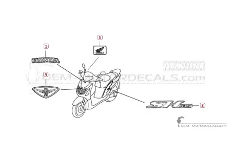 Honda SH125i 2001