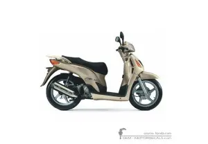 Adesivi per Honda SH125i 2002 • Honda Adesivi OEM