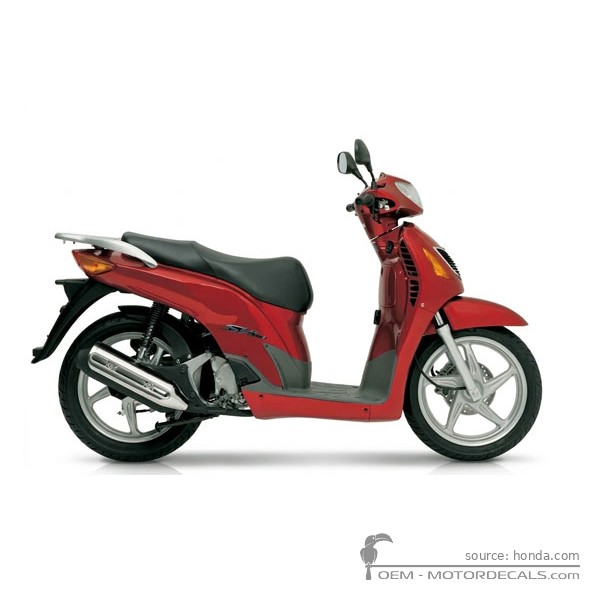 Decals for Honda SH125i 2003 • Honda OEM Decals