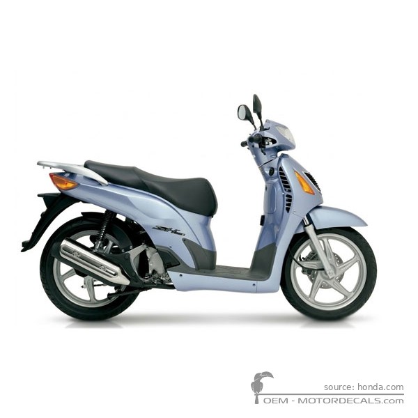 Decals for Honda SH125i 2003 • Honda OEM Decals