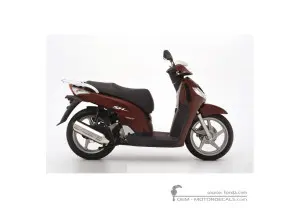 Naklejki do Honda SH125i 2005 • Honda Naklejki OEM