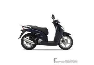 Aufkleber für Honda SH125i 2006 • Honda OEM-Aufkleber