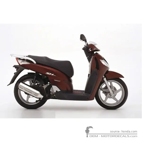 Honda SH125i 2006 - Velvet Red Metallic
