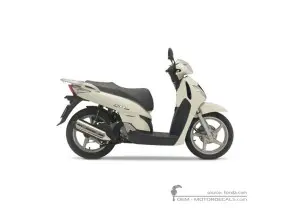 Autocollants pour Honda SH125i 2007 • Honda Autocollants OEM