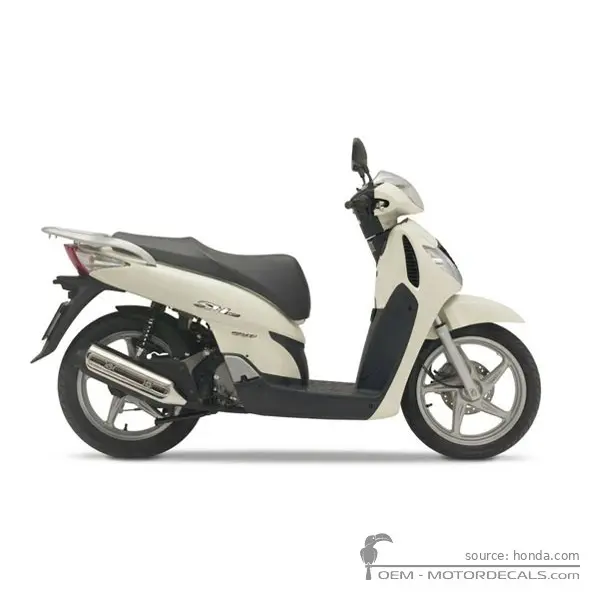 Honda SH125i 2007 - Dune Ivory