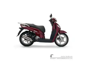 Naklejki do Honda SH125i 2007 • Honda Naklejki OEM