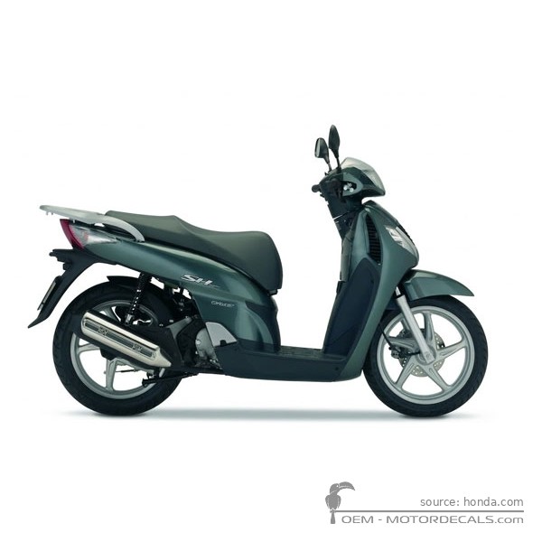 Adesivi per Honda SH125i 2007 • Honda Adesivi OEM