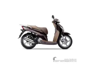 Pegatinas para Honda SH125i S 2007 • Honda Pegatinas OEM