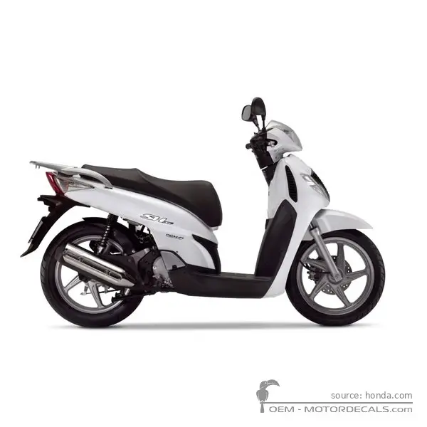 Honda SH125i 2008 - Pearl Cool White