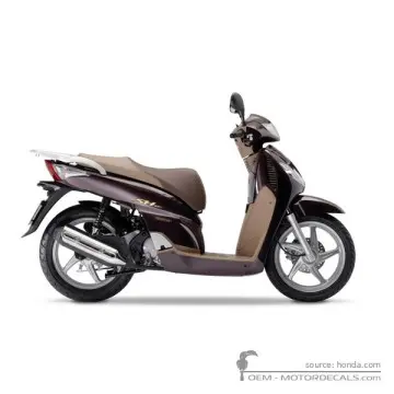 Honda SH125i S 2008 - Pearl Havana Brown