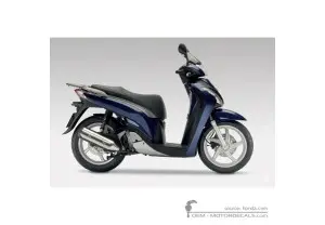Pegatinas para Honda SH125i 2009 • Honda Pegatinas OEM
