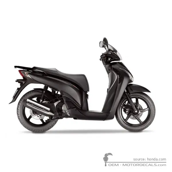Honda SH125i R 2010 - Mat Cynos Gray Metallic