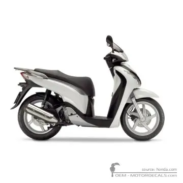 Honda SH125i 2010 - Pearl Cool White