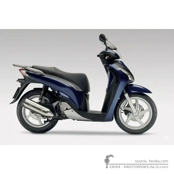 Honda SH125i 2010 - Pearl Montana Blue
