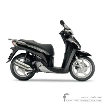 Honda SH125i 2010 - Pearl Nightstar Black