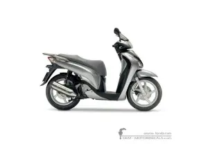Pegatinas para Honda SH125i 2010 • Honda Pegatinas OEM