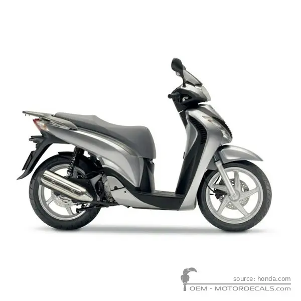 Honda SH125i 2010 - Quasar Silver Metallic