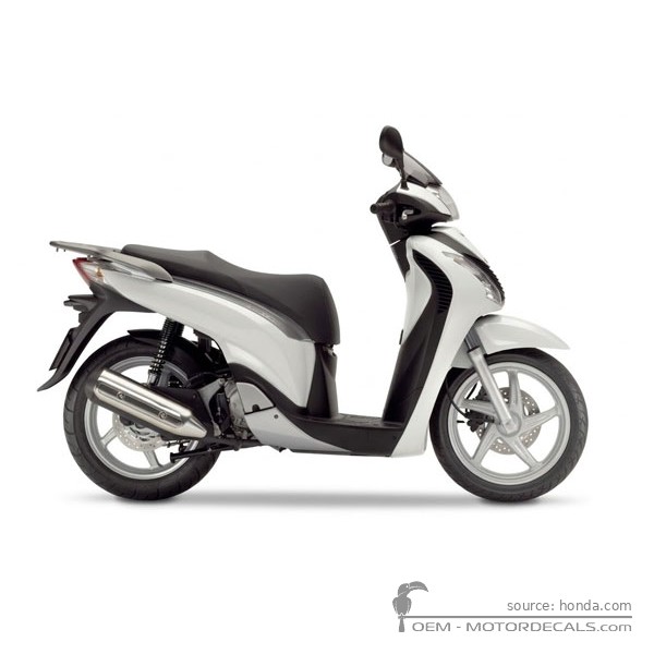 Aufkleber für Honda SH125i 2011 • Honda OEM-Aufkleber