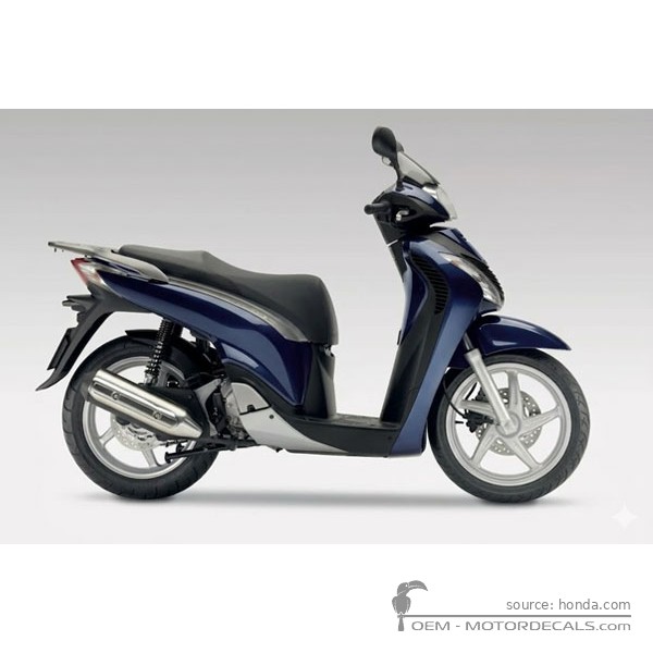 Aufkleber für Honda SH125i 2011 • Honda OEM-Aufkleber