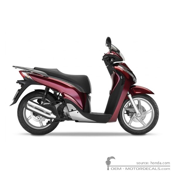 Aufkleber für Honda SH125i 2011 • Honda OEM-Aufkleber