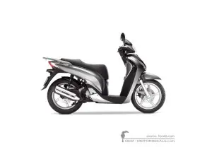 Naklejki do Honda SH125i 2012 • Honda Naklejki OEM