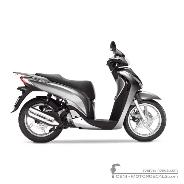 Honda SH125i 2012 - Moondust Silver Metallic
