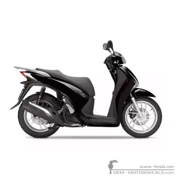 Honda SH125i 2013 - Pearl Nighstar Black