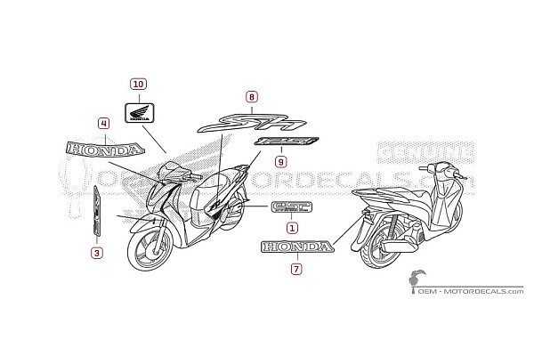 Honda SH125i 2013