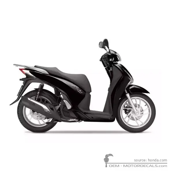 Honda SH125i 2014 - Pearl Nighstar Black