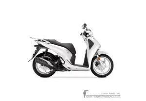 Pegatinas para Honda SH125i 2017 • Honda Pegatinas OEM