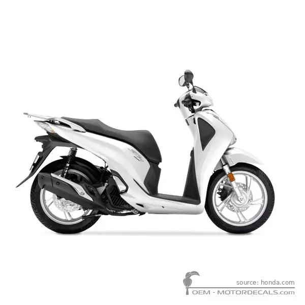 Honda SH125i 2017 - Pearl Cool White