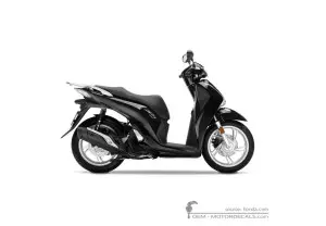 Pegatinas para Honda SH125i 2017 • Honda Pegatinas OEM
