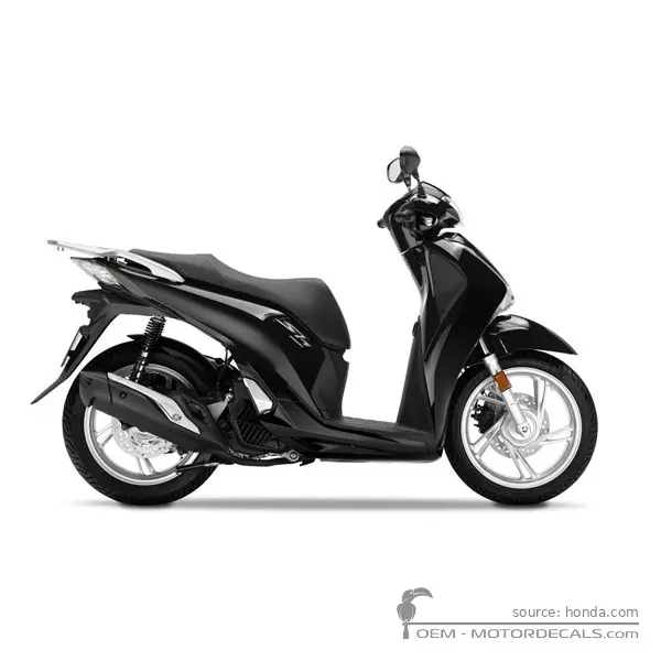 Honda SH125i 2017 - Pearl Nightstar Black