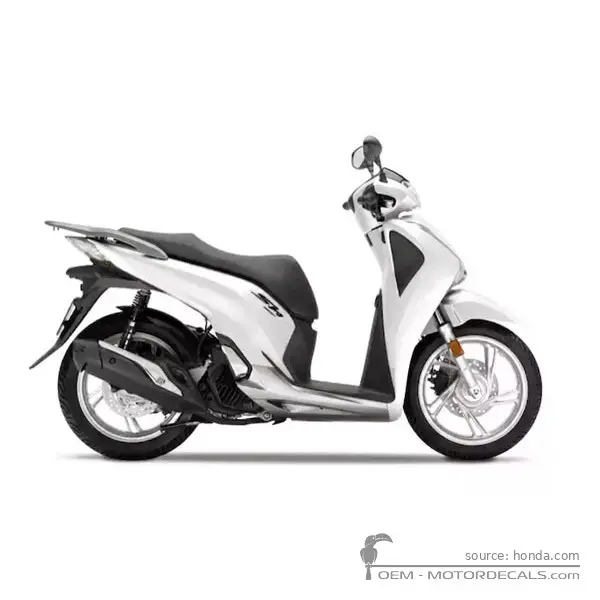 Honda SH125i 2019 - Pearl Cool White