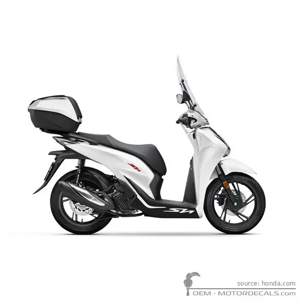 Honda SH125i 2022 - Mat Pearl Cool White