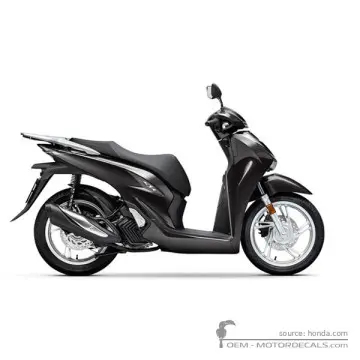 Honda SH125i 2022 - Pearl Nightstar Black