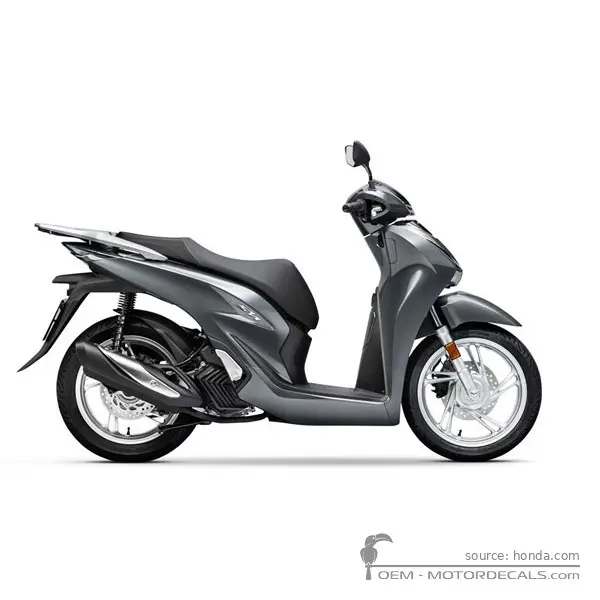 Honda SH125i 2022 - Timeless Gray Metallic