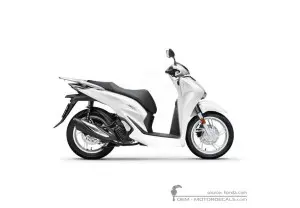 Autocollants pour Honda SH125i 2023 • Honda Autocollants OEM