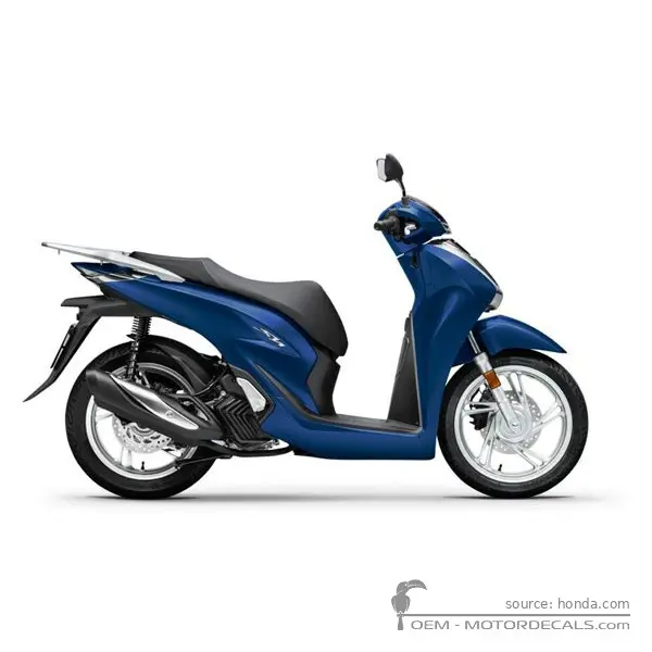 Honda SH125i 2023 - Mat Pearl Pacific Blue