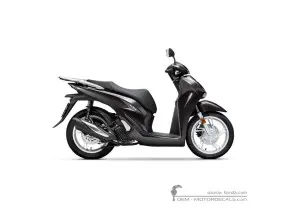 Autocollants pour Honda SH125i 2023 • Honda Autocollants OEM