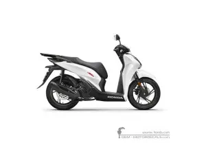 Naklejki do Honda SH125i 2024 • Honda Naklejki OEM