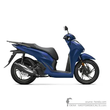Honda SH125i 2024 - Mat Pearl Pacific Blue