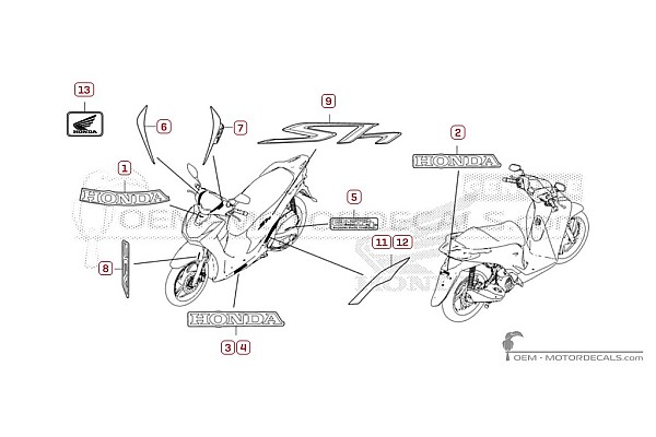 Honda SH125i 2024