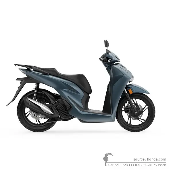 Honda SH125i 2026 - Mat Jeans Blue Metallic