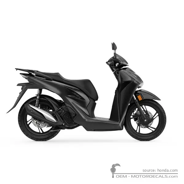 Honda SH125i 2026 - Pearl Nightstar Black