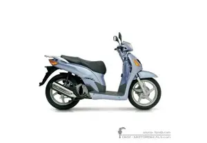 Aufkleber für Honda SH150i 2004 • Honda OEM-Aufkleber