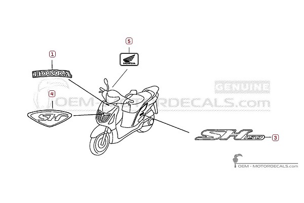 Honda SH150i 2004