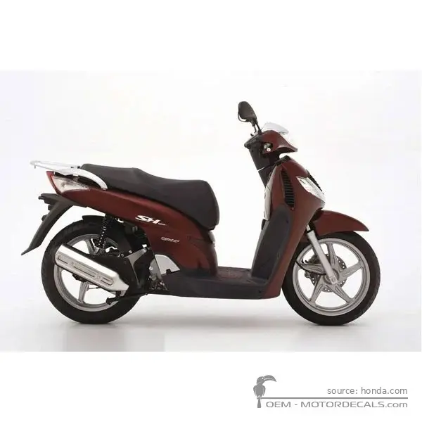 Honda SH150i 2006 - Velvet Red Metallic