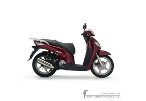 Pegatinas para Honda SH150i 2007 • Honda Pegatinas OEM