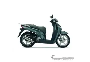 Pegatinas para Honda SH150i 2007 • Honda Pegatinas OEM